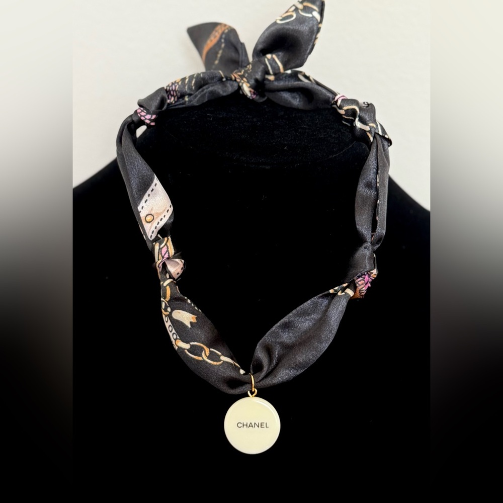 Chanel Charm Scarf Women's Necklace